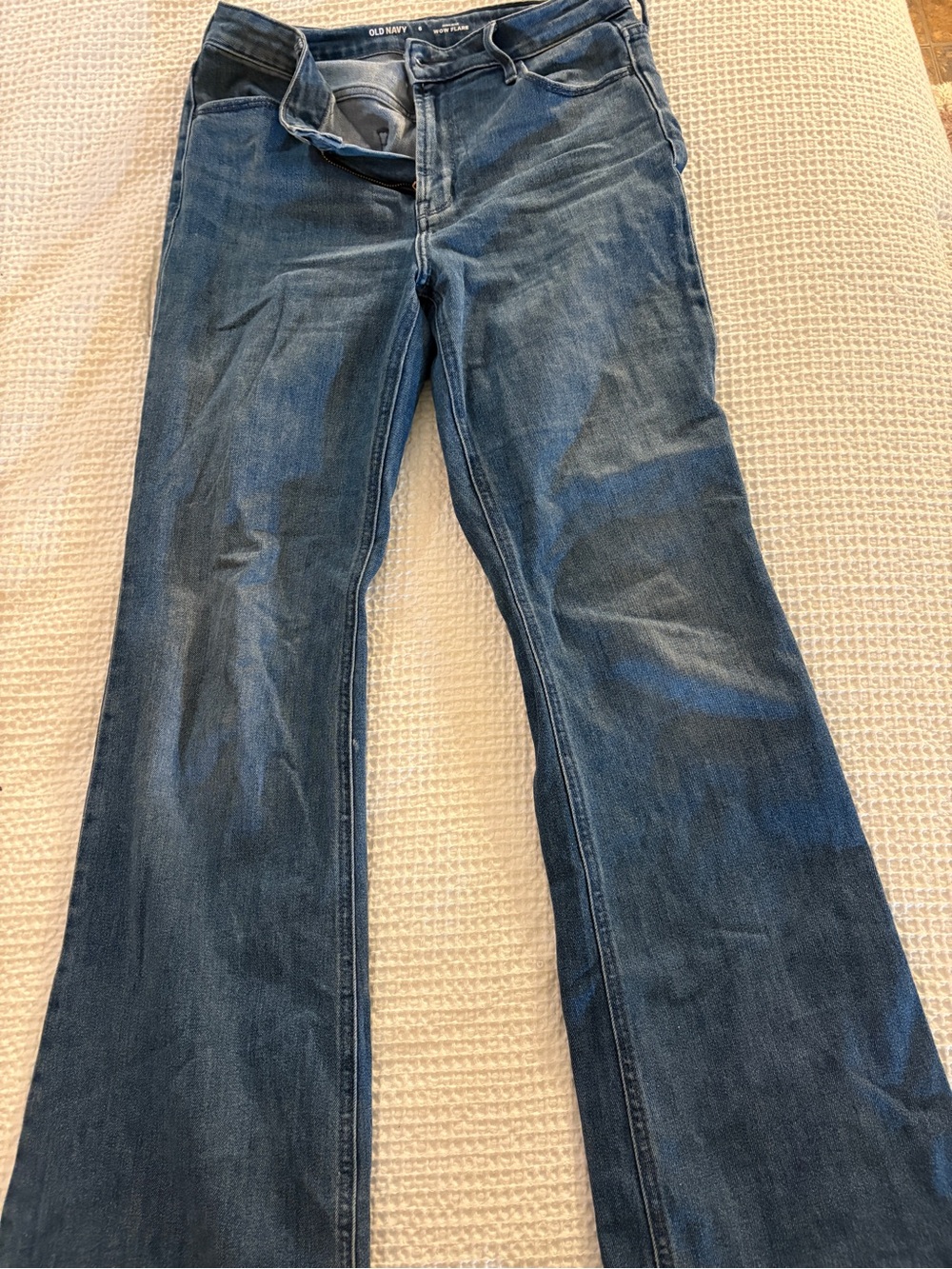 Old Navy Medium Blue Flare Jeans